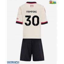 Liverpool Jeremie Frimpong #30 Bortedraktsett Barn 2025-26 Kortermet (+ Korte bukser)